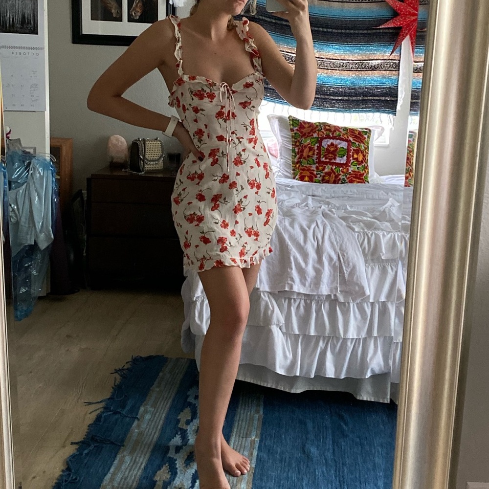 Reformation mini dress size 2